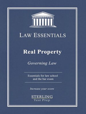 cover image of Real Property, Law Essentials